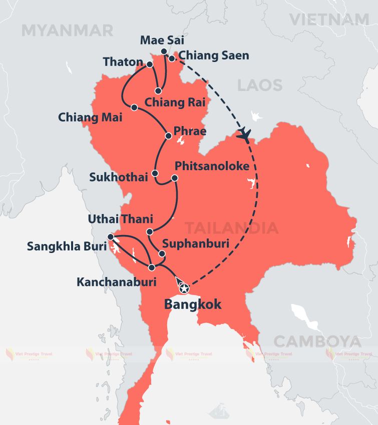 PAQUETE DE VIAJE AL NORTE DE TAILANDIA