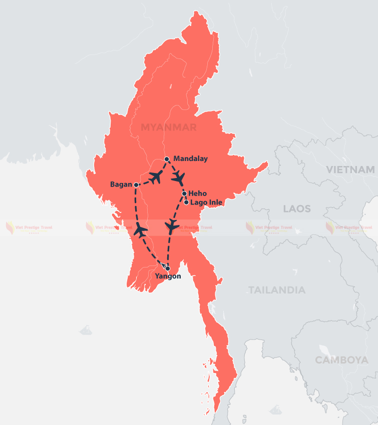 VIAJE CLÁSICO POR BIRMANIA