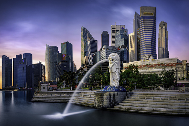 merlion parque singapur