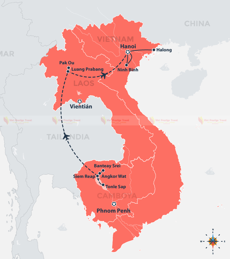 CIRCUITO SUDESTE ASIÁTICO – CAMBOYA LAOS VIETNAM