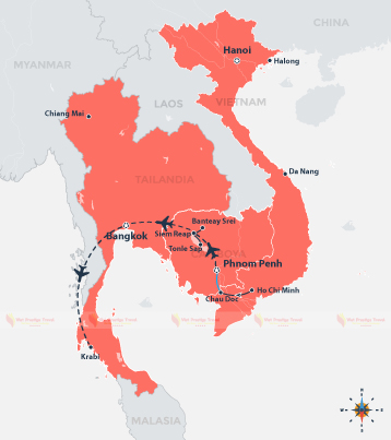 TOUR RURAL POR VIETNAM CAMBOYA Y TAILANDIA