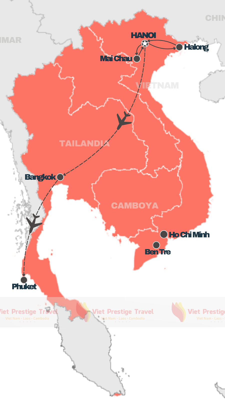 CIRCUITO DE RELAX POR VIETNAM Y TAILANDIA