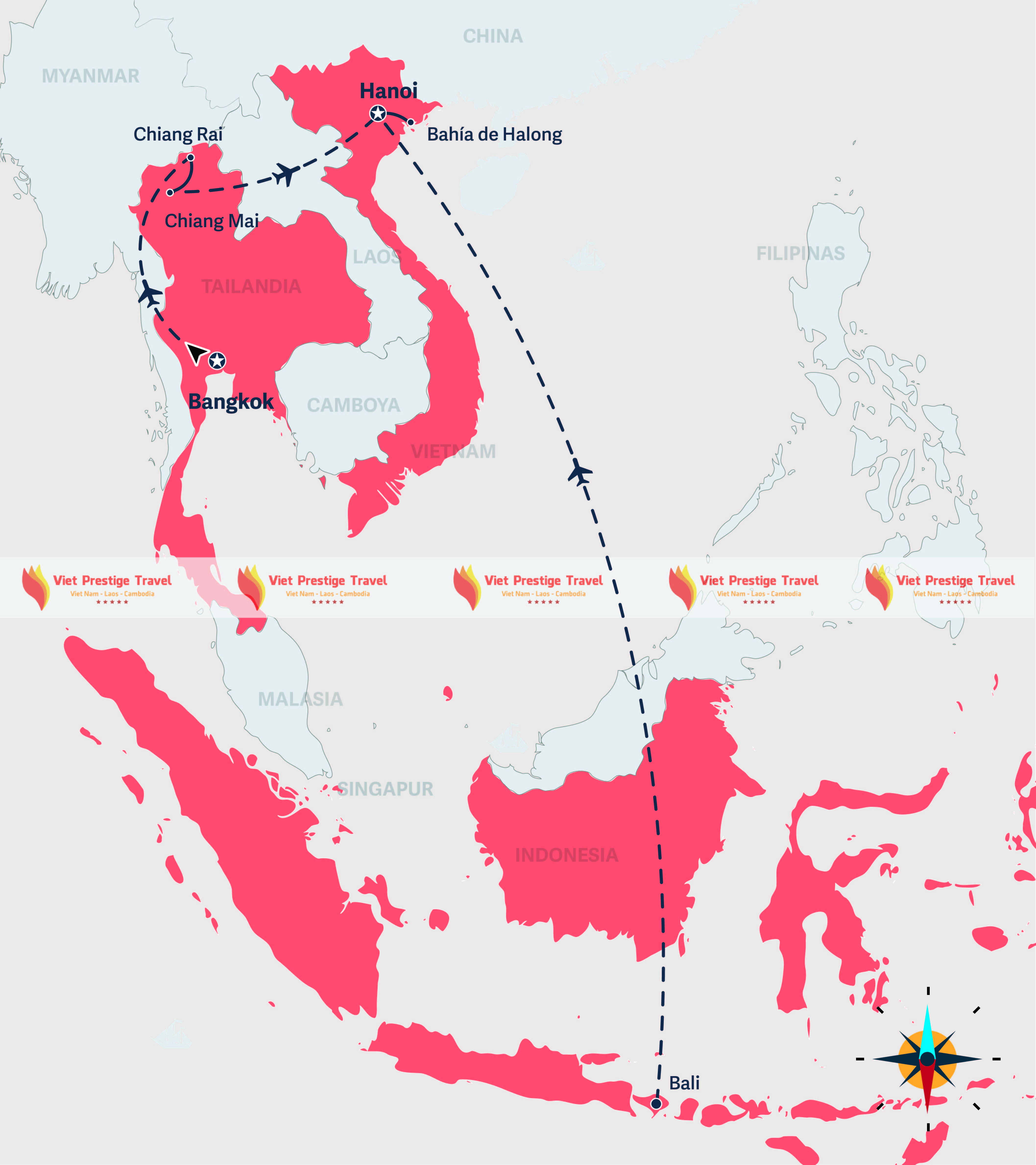 VIAJE EXCEPCIONAL A TAILANDIA, VIETNAM Y BALI