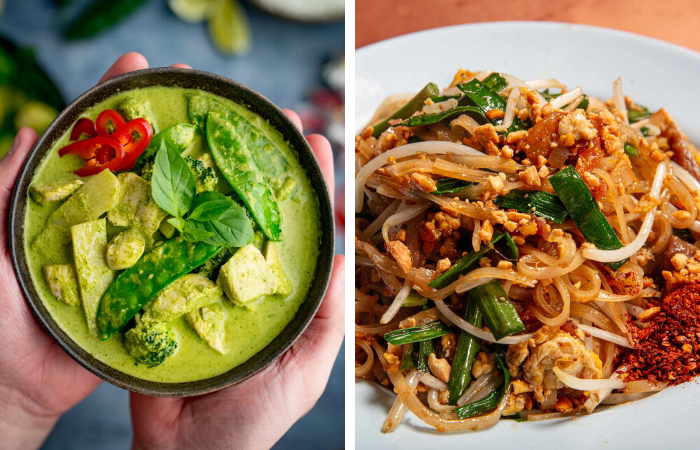 Con la dulzura ahumada del Pad Thai y la cremosidad picante del Curry Verde, descubren los sabores esenciales de la cocina tailandesa