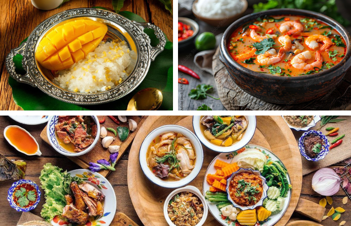 La picantez revitalizante del Tom Yum Goong, el dulce abrazo del Arroz Glutinosos con Mango son los elementos imprescindibles en una comida tailandesa